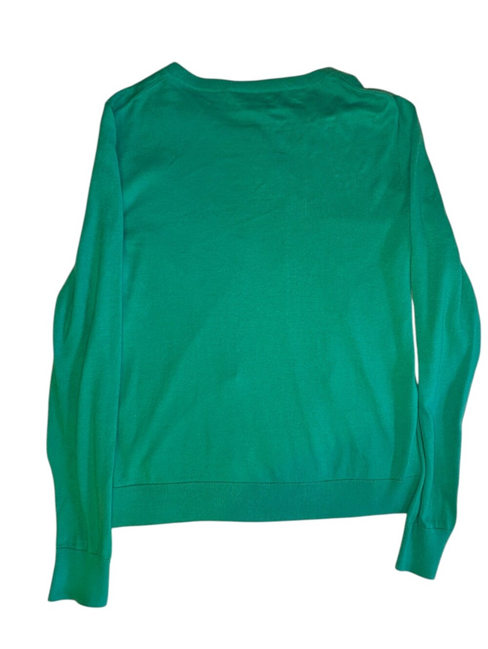 J. Crew Summer Green Women's Small Cotton Lightweight Cardigan Layering - Picture 6 of 8